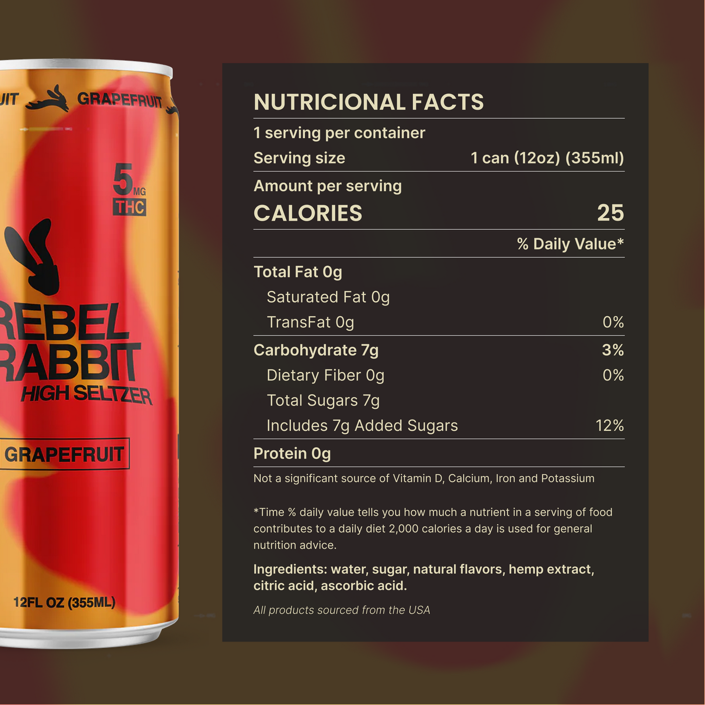 Mild Hare High Seltzer - Grapefruit