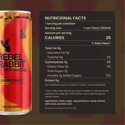 Mild Hare High Seltzer - Grapefruit