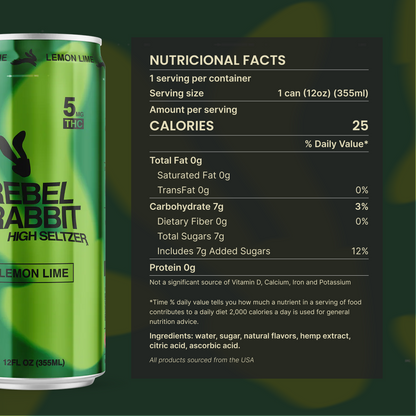 Mild Hare High Seltzer - Lemon Lime