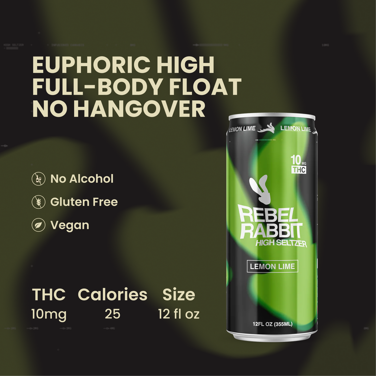 Wild Hare High Seltzer - Lemon Lime