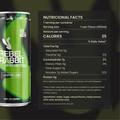 Wild Hare High Seltzer - Lemon Lime
