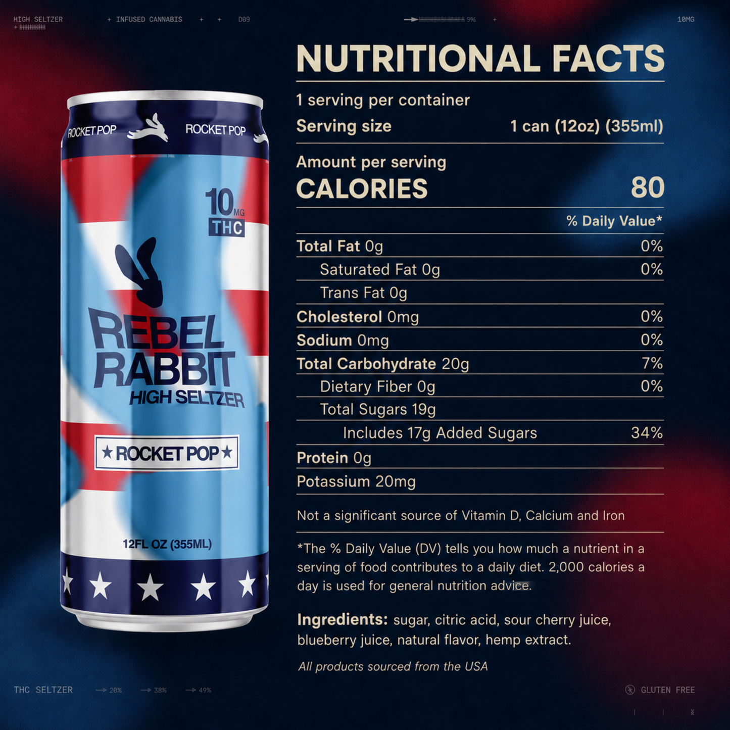 Wild Hare High Seltzer - Rocket Pop