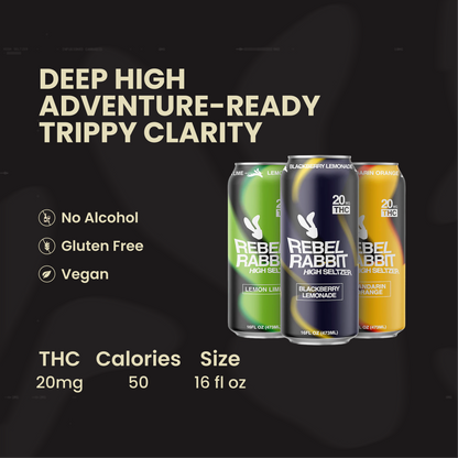 Wilder Hare 20mg High Seltzer - Variety Pack